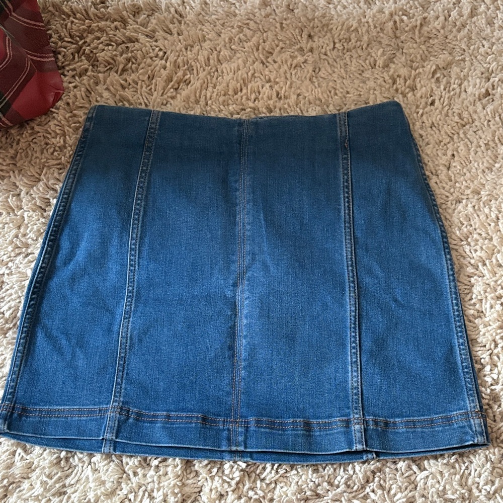 Wild Fable Blue Denim Mini Skirt